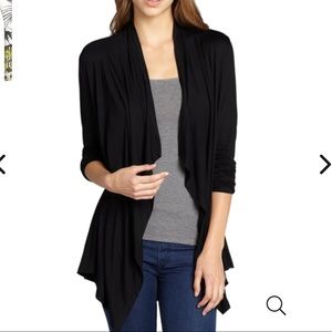 Kimono open front drape cardigan